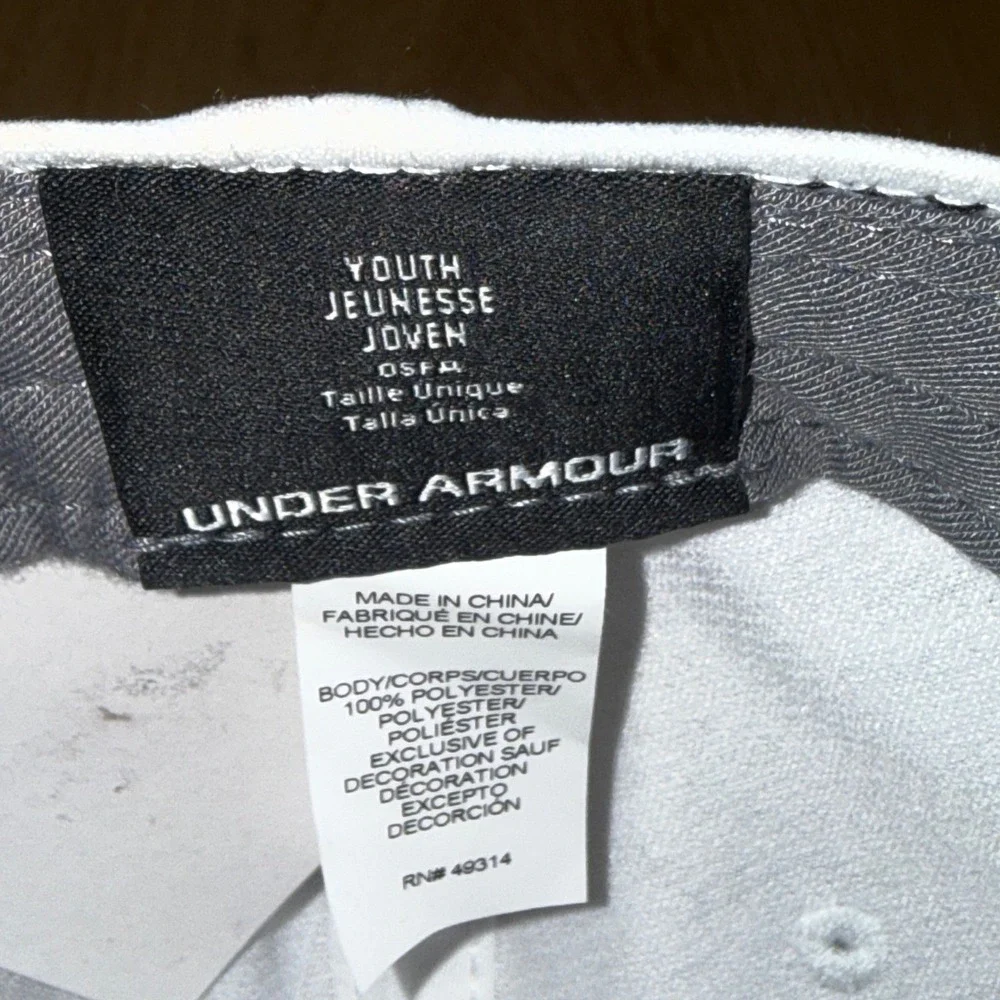 Under Armour Youth White Cowans Ford Country club Golf hat